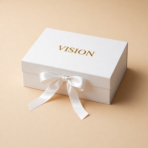 White Magnetic Closure Gift Boxes for Weddings <strong>Groomsmen</strong> Bridesmaids <strong>Proposals</strong> Mother's Day - Product Image 1