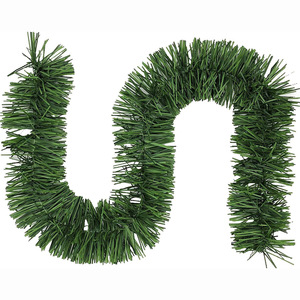 Guirlande artificielle <span class=keywords><strong>de</strong></span> 15 mètres en PVC et rotin, style américain, faite à la main, verte, pour mariage, vente directe d'usine transfrontalière - Product Image 3
