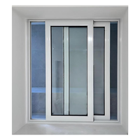 Ventanas Corredizas Modernas de UPVC con Doble Acristalamiento, Insonorizadas, Eficientes Energéticamente, con Malla de Acero Inoxidable, Diseño para Exteriores, Sala de Estar y Hogar