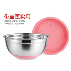 Tapa hermética de alta calidad, ensaladera de varios tamaños 201 <span class=keywords><strong>SS</strong></span> con fondo antideslizante - Product Image 6