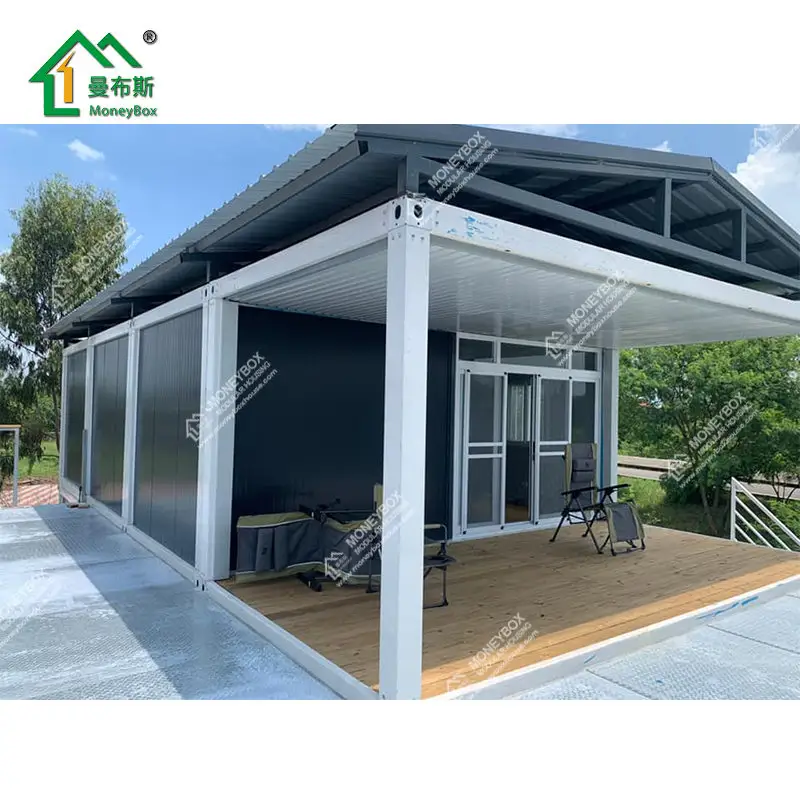 Casa de cabina prefabricada portátil de Tailandia, cabina móvil de lujo, montaje rápido y flexible, ambiental, 20 pies