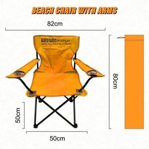 Silla Plegable de Playa Moderna de Acero Inoxidable, Tamaño Pequeño, Ligera, Resistente al Agua, Personalizable, para Gimnasio y Exteriores - Product Image 3