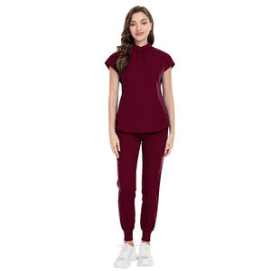 Trajes de fregado con logotipo personalizado, juegos de fregado de 2 piezas, LICRA/poliéster para enfermera, belleza, Salón dental, médico, uso en Hospital, hombres y mujeres - Product Image 2