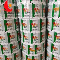 Film en rouleau personnalisé JM0987 pour l'emballage automatique des aliments, film composite en nylon pour l'emballage de liquides, de glaçons et de gelées