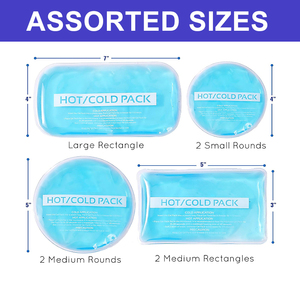 Almohadillas de refrigeración cuadradas reutilizables portátiles personalizables Gel suave Ecológico SAP Cooling Hand Ice Pack 1-2 horas para uso en fiambrera - Product Image 2