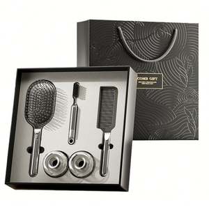 Set de Regalo Personalizado de Peine para el Cabello con Base de Metal Promocional, Regalo Romántico para el Día de San Valentín o Aniversario para Parejas - Product Image 1