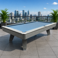 Table de billard de tournoi professionnel à cadre en bois massif d'usine pour la table de billard américaine personnalisée de compétition