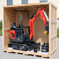 Excavator Mini Crawler Kompak China 1.8 Ton 3.5 Ton Bersertifikasi CE EPA Mesin Hidrolik untuk Pekerjaan Pertanian dan Pekerjaan Tanah