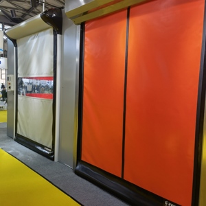 Độ co ngót thấp 10 năm bảo hành pvdf hoặc Acrylic bề mặt vải Polyester công nghiệp 900g 1050g PVC cho cửa trập nhanh - Product Image 3