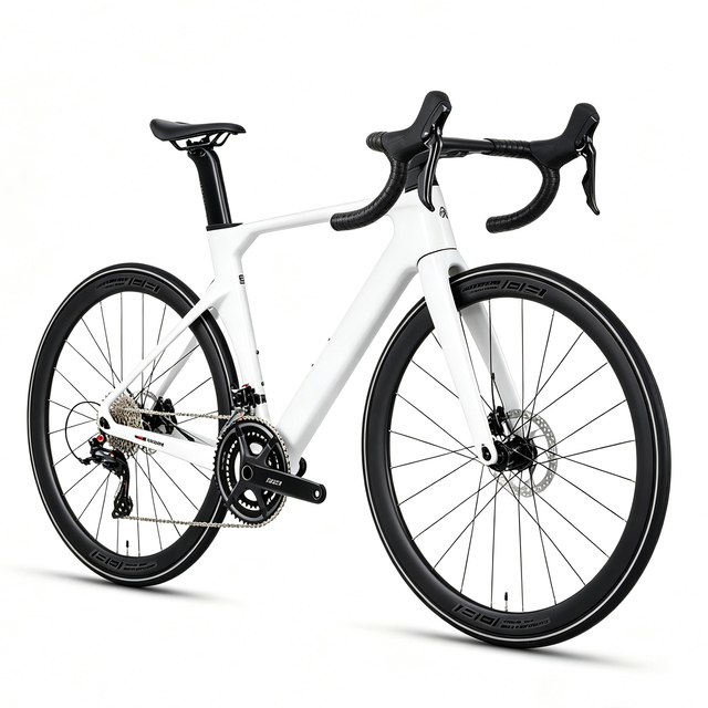 Carbon Road Bike, 700C Carbon Fiber Frame Road Bike with 22 Speed Disc Brake Racing Bicycle for Men and Women