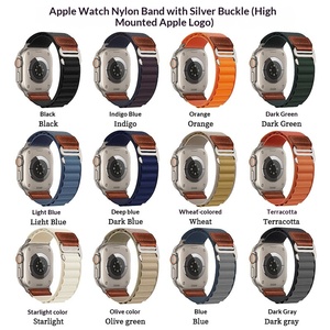 Bracelet Alpine Loop en cuir vintage Upro pour Apple Watch Series 11 10, bracelet sport en nylon robuste pour IWatch Ultra 3 2 1 - Product Image 3