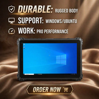 Tableta Robusta para Exteriores de Alta Precisión con GPS de 1000 nit, Windows 11 Pro, Intel Core I5-1235U, 16 GB, 512 GB, 10.1 Pulgadas, Carga Rápida de 65 W