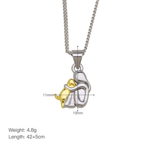 BD-D1292 Woman Dog Hug Necklace Cute Gifts for Her Him Jewelry Birthday Gift <strong>Animal</strong> <strong>Lover</strong> - Product Image 6