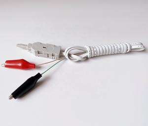 맞춤형 케이블 RJ11에서 크로네 플러그로 변환 테스트 프로브 악어 클립에서 크로네 플러그로 변환 2극 4극 테스트 코드 크로네 모듈용 테스트 케이블 - Product Image 5