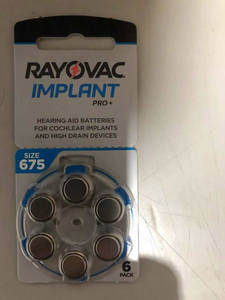 <span class=keywords><strong>Pilas</strong></span> para audífono, baterías para audífono, <span class=keywords><strong>Rayovac</strong></span>, A675, 1,45 V - Product Image 4