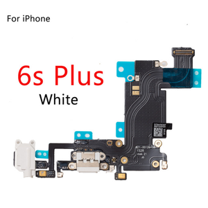 Port de charge USB pour <span class=keywords><strong>iPhone</strong></span> 6G 6 6S Plus 5G 5C 5S <span class=keywords><strong>SE</strong></span> connecteur <span class=keywords><strong>prise</strong></span> audio casque + microphone câble flexible station d'accueil de remplacement - Product Image 4