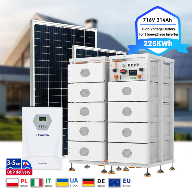 High Voltage LiFePO4 Battery 16.07kWh Rack Mounted HV Battery Cluster with Control Box CAN RS485 for Industrial Commercial ESS