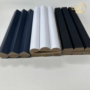 DIY &amp; Dowel Feature PVC <strong>Wall</strong> <strong>Wood</strong> Slat <strong>Wall</strong> <strong>Panels</strong> Each 3D <strong>Wall</strong> <strong>Panels</strong> for Interior <strong>Wall</strong> Decor Modern Sideboard for Living Room - Product Image 2