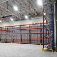 Étagère à palettes en acier revêtu de poudre Kaku, robuste, capacité de 1000 kg, pour le stockage en entrepôt industriel, équipement de manutention