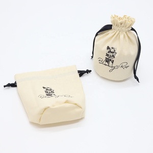 High Quality Round Bottom Cotton Linen Drawstring Candle <b>Bag</b> Candle Pouch Natural Cotton Muslin Gift Cosmetic <b>Dust</b> <b>Bag</b> - Product Image 3