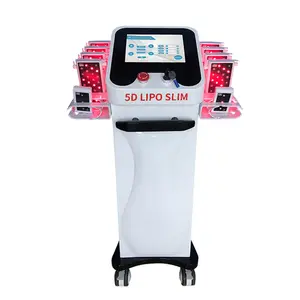 Bán hàng phổ biến 5D lipolaser nhanh sliming 650 liệu pháp ánh sáng đỏ chất béo ném giảm cân vết rạn da máy cho Thẩm mỹ viện