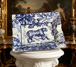 Cenicero de Cigarros de Cerámica de Lujo, Estilo Europeo, Grande y Decorativo, con Diseño de Tigre, para Hogar y Restaurante - Product Image 1