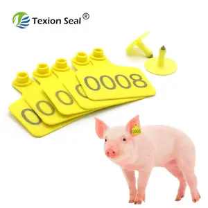 TX-ES002 Hot sale male and female same size reflective material for pig/sheep/goat animal ear tag in farm