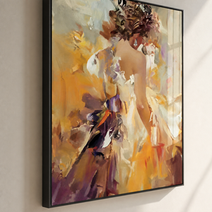 Impression d'art mural encadrée abstraite colorée, image de femme moderne pour la décoration intérieure du salon, de la chambre, de l'hôtel, du bureau - Product Image 4
