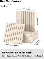 Panneaux acoustiques muraux en polyester autocollants, couleur camel, haute densité, insonorisants pour studio d'enregistrement, bureau