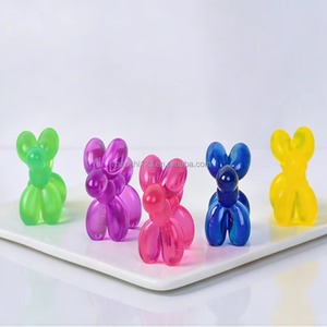 Jouet anti-stress OEM 6,5 cm en TPR, chien en caoutchouc créatif en forme de ballon, solide, très élastique, extensible, sans liquide ni gel - Product Image 1