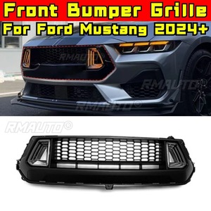 แผ่นกันชน LED สำหรับตกแต่งกระจังหน้ารถ, ตะแกรงกันชนหน้าสำหรับ Ford Mustang 2024 + ชิ้นส่วนภายนอก - Product Image 2