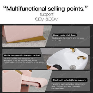 Madamcenter portátil eléctrico Spa champú cama masaje silla terapia de agua cabeza lavadora Silla De champú lavado de cabello - Product Image 2