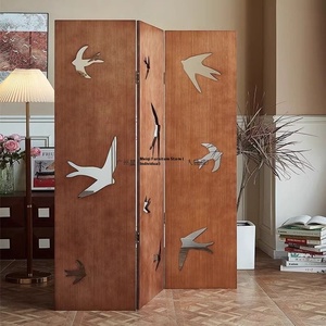 Schermo pieghevole cinese <span class=keywords><strong>rondine</strong></span> retrò francese schermo antico medievale nuovo schermo retrò francese può essere utilizzato in varie stanze - Product Image 1