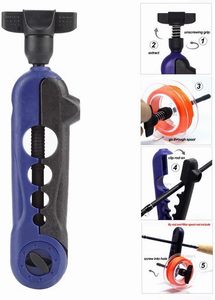 Enrollador de línea de pesca universal portátil, ajustable para varios tamaños de carrete, dispositivo de enrollamiento multifuncional, accesorios de pesca - Product Image 2