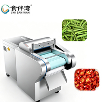 Competitieve ShiBanWan Hygiënische Stootvaste 1500W 220V/380V Multifunctionele Groentesnijmachine 1 Jaar Garantie voor Voedselkraampjes