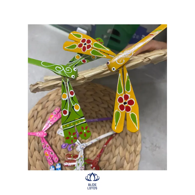 Les libellules en bambou équilibrent la sélection des couleurs Bambou auto-équilibrant-Décoration de mariage, décoration de la maison-Jouet cadeau