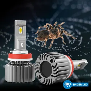 Nano高亮度140瓦ND h11 led大灯CANBUS PRO faro led独特的蜘蛛设计汽车led灯