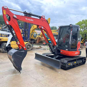 Japanse originele 5 tons gebruikte minigraafmachine KUBOTA KX057 KX057-4 graafmachine met EPA CE certificering, Kubota graafmachine met nul draaicirkel. - Product Image 3