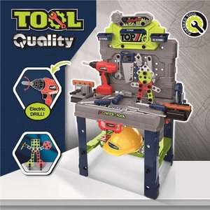 008-201 Kit d'atelier d'outils de jeu d'imitation 133 pièces pour enfants, 2 en 1, <span class=keywords><strong>jouet</strong></span> d'atelier d'ingénierie STEM pour garçons, cadeaux de Noël - Product Image 3