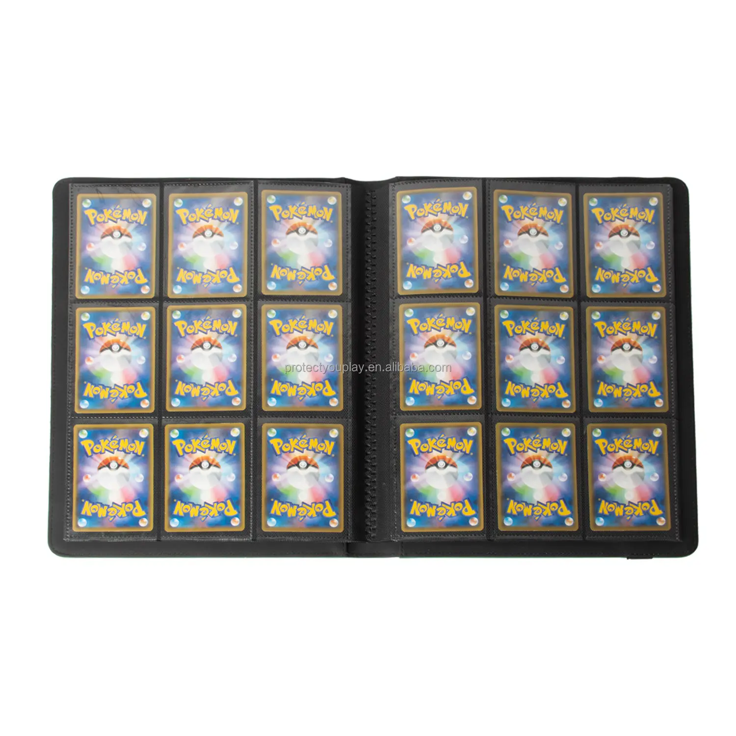 Classeur de cartes à collectionner 9 poches en PU Collection de cartes classeur pour YuGiOh MTG TCG jeu cartes de sport Album couverture de couleur personnalisée