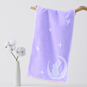 ผ้าเช็ดหน้าผ้าฝ้ายแท้สำหรับเด็ก 25x50 ซม. ลายการ์ตูน นุ่ม ไม่ก่อให้เกิดอาการแพ้ สำหรับใช้ในบ้าน - Product Image 4