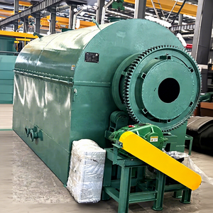 Four de carbonisation rotatif continu à flux d'air chaud pour pyrolyse de biochar et fabrication de charbon de bois - Product Image 1