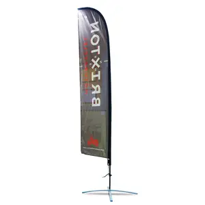 Tear Drop Banner Beach Flying Banners personalizado más nuevo para promoción publicidad barata Bandera de lágrima