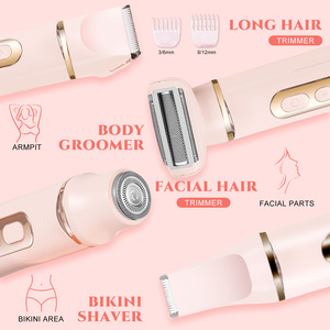 Rasoir électrique indolore pour femmes, épilateur, rasoir facial et tondeuse pour les poils du bikini, pour usage domestique - Product Image 4