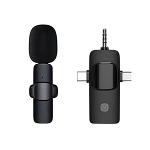 マルチデバイスワイヤレスマイクビデオ録画用K15 Lavalierマイク - Product Image 4