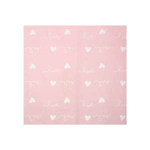 Papier d'emballage floral Xihuanong Heart Love, papier de soie coréen romantique en forme de cœur, papier cadeau DIY pour fournitures de fleuristes - Product Image 6