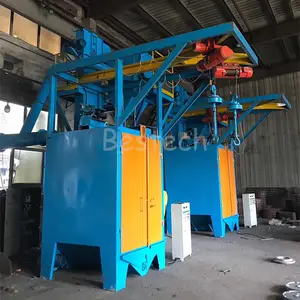 Hook type shot blasting machine,used shot blasters for sale