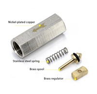 Mini clapet anti-retour pneumatique 1/4 BSPP, clapet anti-retour unidirectionnel pour compresseur d'air, en laiton