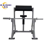 Banc de curl commercial à charge libre pour biceps assis, équipement de musculation isolé pour l'entraînement des biceps pour club de fitness