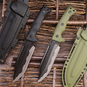 Cuchillo Bowie ML de Acero Inoxidable con Mango de Plástico, Punta Recta, para Camping y Actividades al Aire Libre, Grosor de 3.9mm, Corte OEM - Product Image 4